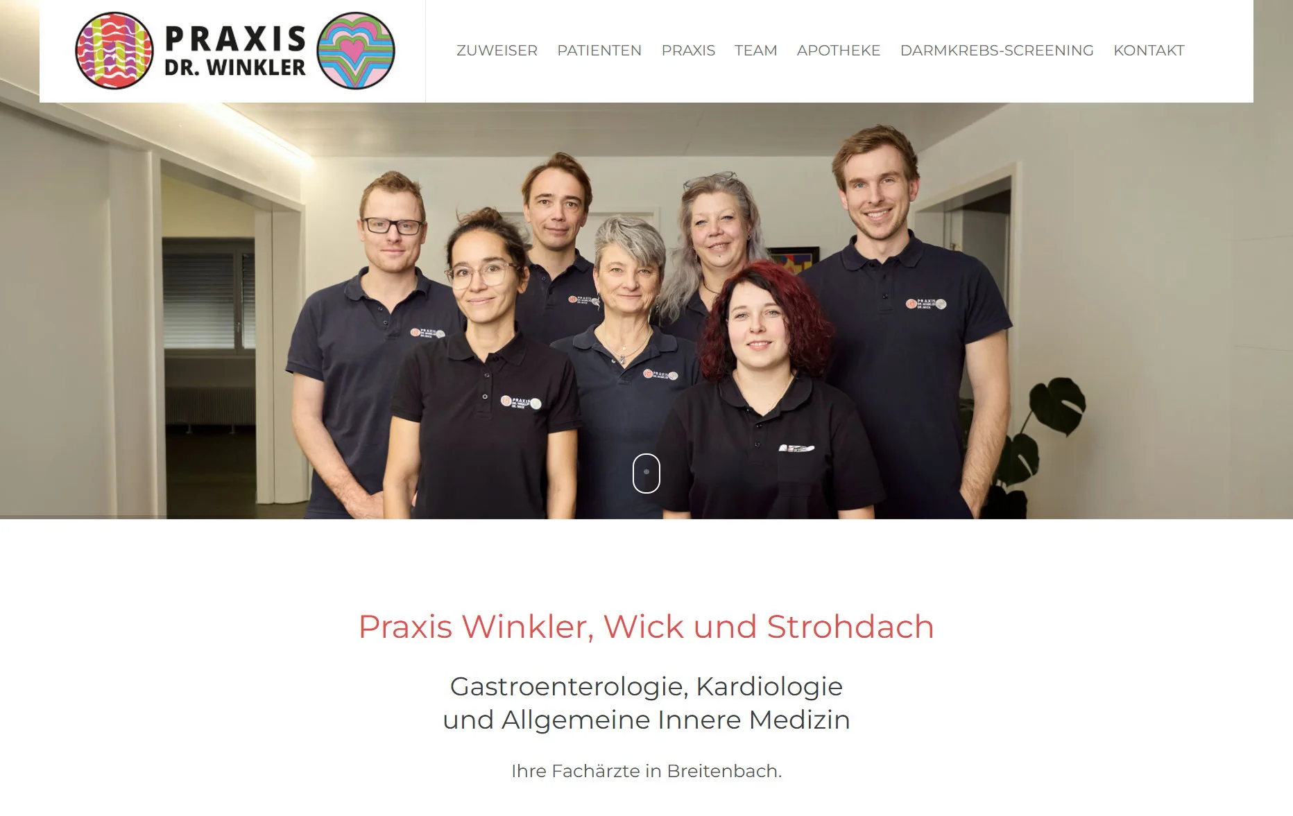 Praxis Winkler Website